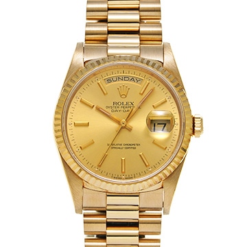 ロレックス デイデイト 18238 シャンパン メンズ 時計 【中古】【wristwatch】