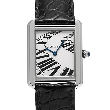 カルティエ タンクソロ SM W5200018 シルバー レディース 時計 【中古】【wristwatch】