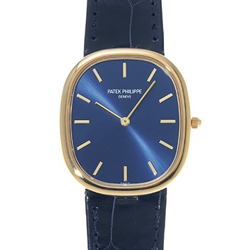 パテック フィリップ ゴールデン エリプス 3738/100J-001 ブルー メンズ 時計 【中古】【wristwatch】