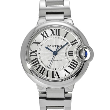 カルティエ バロンブルー ドゥ カルティエ 33mm W6920071 シルバー ユニセックス 時計 【中古】【wristwatch】