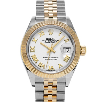 ロレックス レディ デイトジャスト 279173 ホワイト レディース 時計 【中古】【wristwatch】