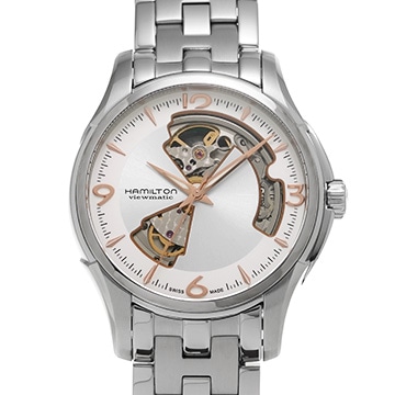 ハミルトン ジャズマスター オープンハート H325651 シルバー メンズ 時計 【中古】【wristwatch】