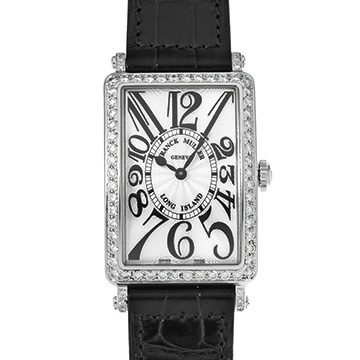 フランクミュラー ロングアイランド レリーフ 952QZD1R シルバー レディース 時計 【中古】【wristwatch】