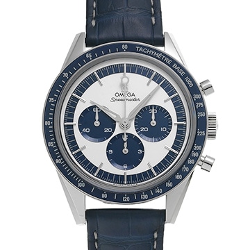 オメガ スピードマスター ムーンウォッチ CK2998 311.33.40.30.02.001 オパーリンシルバー/ブルー メンズ 時計 【中古】【wristwatch】