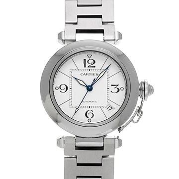 カルティエ パシャC W31074M7 ホワイト ユニセックス 時計 【中古】【wristwatch】