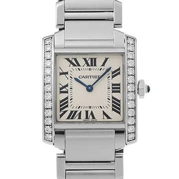 カルティエ タンク フランセーズ MM W4TA0009 シルバー ユニセックス 時計 【中古】【wristwatch】