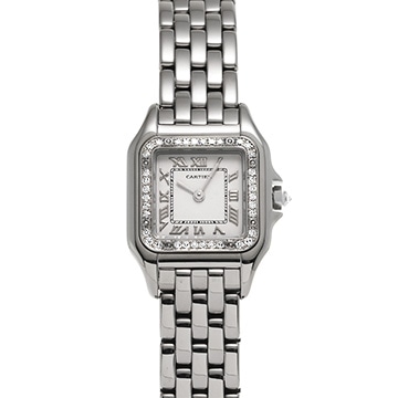 カルティエ パンテール SM WF3142F3 ホワイト レディース 時計 【中古】【wristwatch】