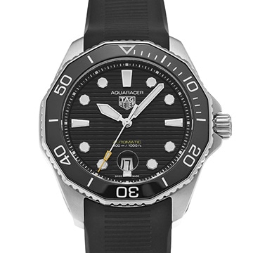 タグ ホイヤー アクアレーサー プロフェッショナル 300 キャリバー5 WBP201A.FT6197 ブラック メンズ 時計 【中古】【wristwatch】