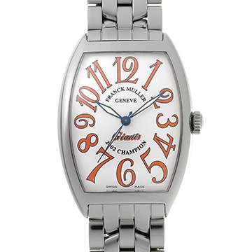 フランクミュラー トノウカーベックス カサブランカ 6850CASA ホワイト メンズ 時計 【中古】【wristwatch】