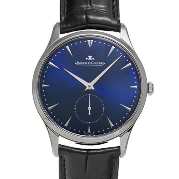 ジャガー ルクルト マスター グランド ウルトラスリム スモールセコンド Q1358480 ブルー メンズ 時計 【中古】【wristwatch】