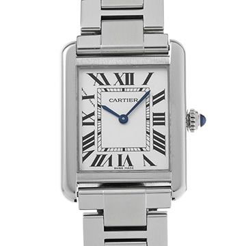 カルティエ タンク ソロ SM W5200013 シルバー レディース 時計 【中古】【wristwatch】