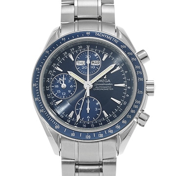 オメガ スピードマスター デイデイト トリプルカレンダー 3222.80 ブルー メンズ 時計 【中古】【wristwatch】