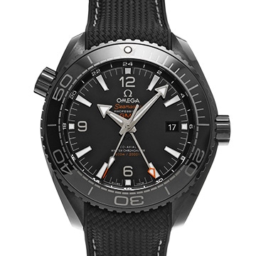 オメガ シーマスター プラネットオーシャン 600 コーアクシャル マスタークロノメーター GMT ディープブラック 215.92.46.22.01.001 ブラック メンズ 時計 【中古】【wristwatch】