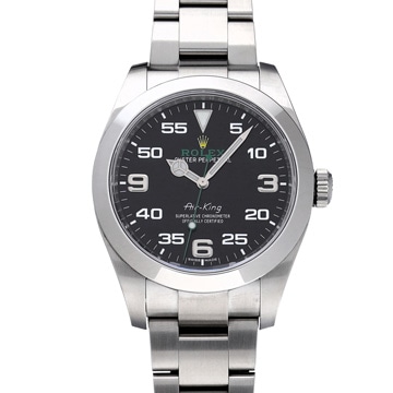 ロレックス エアキング 116900 ブラック メンズ 時計 【中古】【wristwatch】
