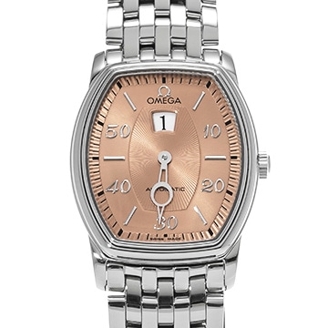 オメガ デ・ヴィル ジャンピングアワー 4553.61 ブラウン ユニセックス 時計 【中古】【wristwatch】