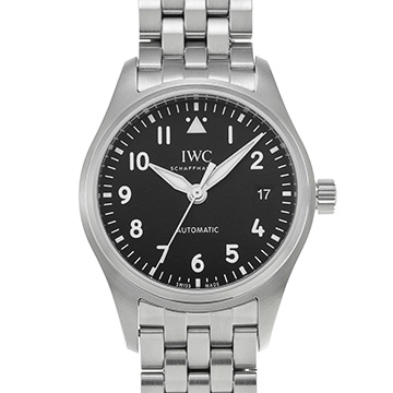 IWC パイロットウォッチ オートマティック 36 IW324010 ブラック ユニセックス 時計 【中古】【wristwatch】