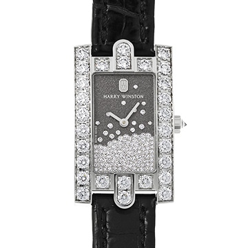 ハリー ウィンストン アヴェニュー ダイヤモンド ドロップス AVEQHM21WW280 グレー/ダイヤモンド レディース 時計 【中古】【wristwatch】