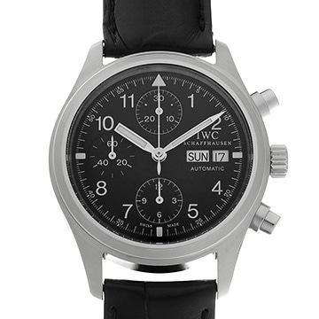 IWC メカニカル フリーガー クロノグラフ IW370603 ブラック メンズ 時計 【中古】【wristwatch】