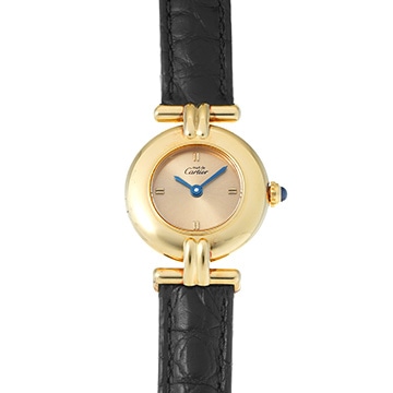カルティエ マスト コリゼ ヴェルメイユ SM 590002 シャンパン レディース 時計 【中古】【wristwatch】