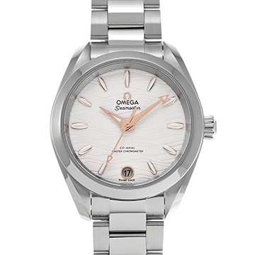 オメガ シーマスター アクアテラ コーアクシャル マスター クロノメーター シェード 220.10.34.20.02.001 シルバー レディース 時計 【新品】【wristwatch】