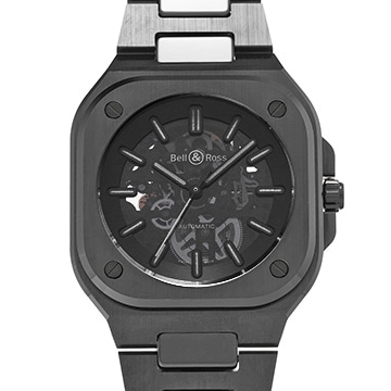 ベル＆ロス BR 05 スケルトン ファントム セラミック BR05A-PH-SK-CE/SCE ブラック メンズ 時計 【中古】【wristwatch】