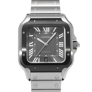 カルティエ サントス ドゥ カルティエ LM WSSA0037 グレー メンズ 時計 【中古】【wristwatch】