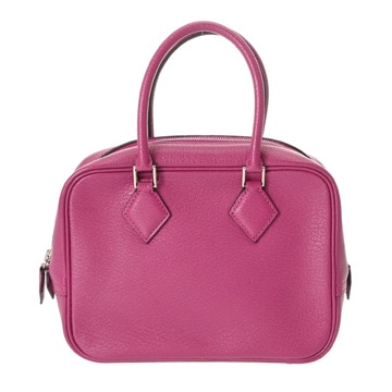 エルメス ミニプリュム 20  ローズパープル シェーブル レディース バッグ 【中古】【bag】