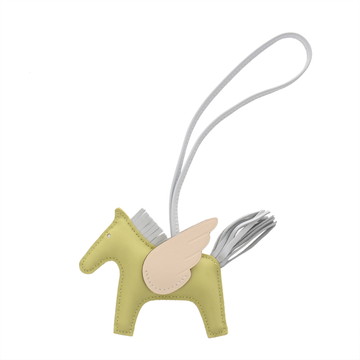 エルメス ロデオ PM ペガサス ジョーヌブルジョン/ブルーブリュム/ナタ アニョーミロ ユニセックス 【未使用】【other】