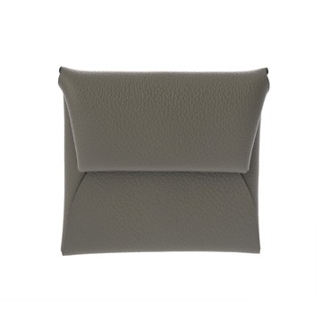 エルメス バスティア グリメイヤー/シルバー金具 エバーカラー ユニセックス 財布 【未使用】【purse】