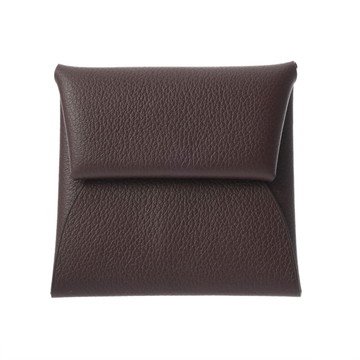 エルメス バスティア ヴェルソ ルージュセリエ/キュイーブル エバーカラー ユニセックス 財布 【未使用】【purse】