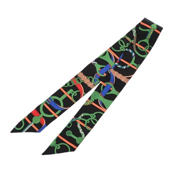 エルメス ツイリー PANOPLIE EQUESTRE マルチカラー シルク100％ レディース 【中古】【other】