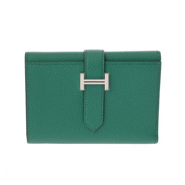 エルメス ベアン コンビネ ヴェールジェイド ヴォーエプソン レディース 財布 【未使用】【purse】