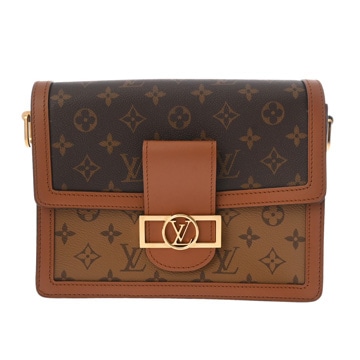 ルイ ヴィトン モノグラムリバース ドーフィーヌ MM 旧型 2WAY ブラウン M44391 モノグラムキャンバス レディース バッグ 【中古】【bag】