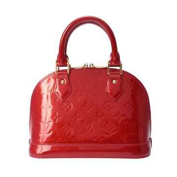 ルイ ヴィトン モノグラムヴェルニ アルマBB 2WAY ポムダムール M91606 ヴェルニ レディース バッグ 【中古】【bag】