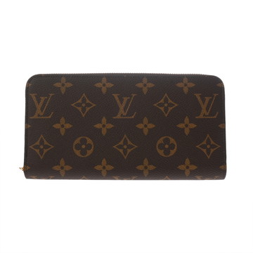 ルイ ヴィトン モノグラム ジッピーウォレット 日本限定 ブラウン/ゴールド M27030 モノグラムキャンバス メンズ 財布 【中古】【purse】