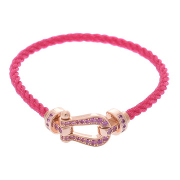 フレッド フォース10ブレスレット MM #13 ゴールド K18ピンクゴールド PG/ステンレススチール レディース ジュエリー 【中古】【jewelry】