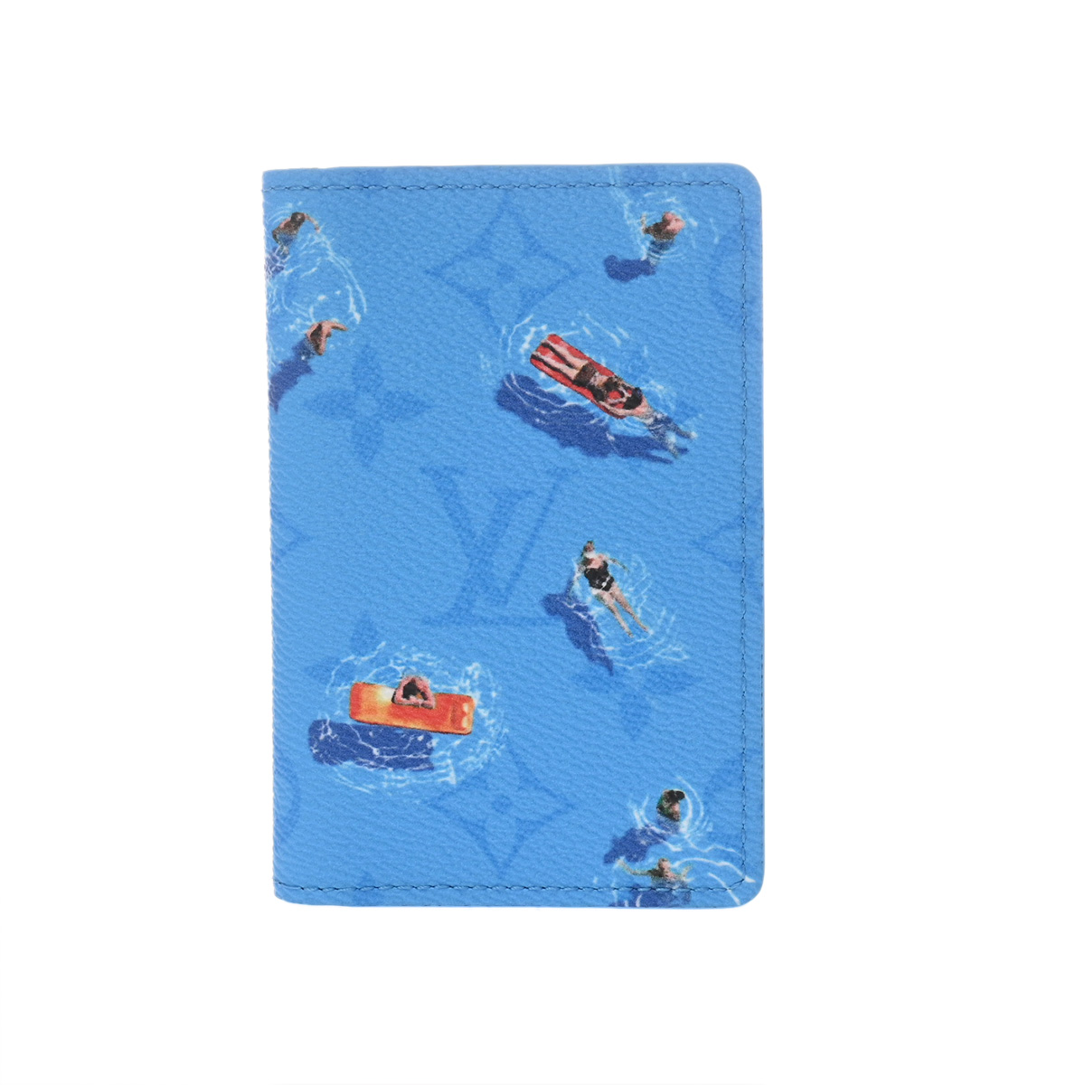 ルイ ヴィトン モノグラムシャドウ オーガナイザー ドゥポッシュ プールブルー M14881 レザー ユニセックス 【中古】【other】