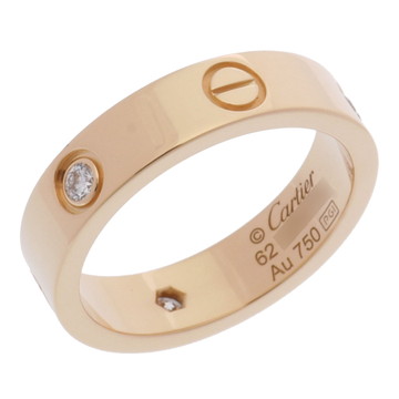 カルティエ ラブリング #62 3PD ゴールド CRB4032462 K18イエローゴールド YG レディース ジュエリー 【中古】【jewelry】