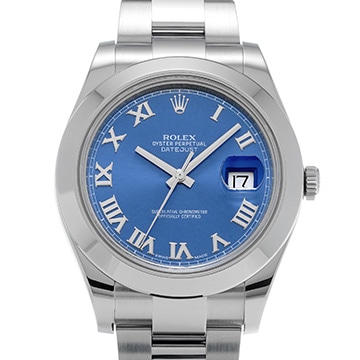 ロレックス デイトジャストII 116300 ブルー メンズ 時計 【中古】【wristwatch】