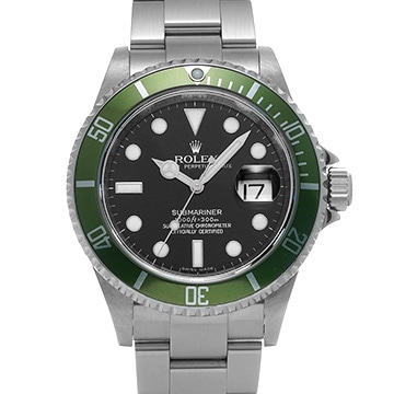 ロレックス サブマリーナ デイト 16610LV ブラック メンズ 時計 【中古】【wristwatch】