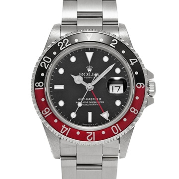 ロレックス GMTマスターII 16710 ブラック メンズ 時計 【中古】【wristwatch】