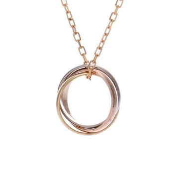 カルティエ ベビートリニティ ネックレス ゴールド K18イエローゴールド YG/K18ピンクゴールド PG/K18ホワイトゴールド レディース ジュエリー 【中古】【jewelry】