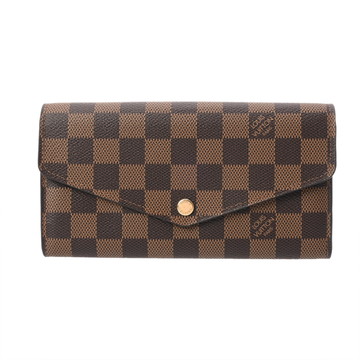 ルイ ヴィトン ダミエ ポルトフォイユ サラ ローズバレリーヌ N60114 ダミエキャンバス ユニセックス 財布 【中古】【purse】