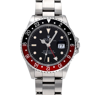 ロレックス GMTマスターII 16710 ブラック メンズ 時計 【中古】【wristwatch】