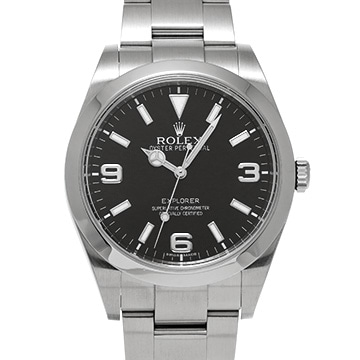 ロレックス エクスプローラー 214270 ブラック メンズ 時計 【中古】【wristwatch】