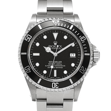 ロレックス シードゥエラー 16600 ブラック メンズ 時計 【中古】【wristwatch】