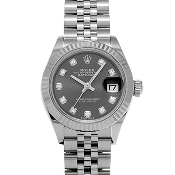 ロレックス レディ デイトジャスト 279174G グレー/ダイヤモンド レディース 時計 【中古】【wristwatch】
