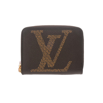 ルイ ヴィトン モノグラムジャイアント ジッピーコインパース ブラウン M67690 モノグラムキャンバス ユニセックス 財布 【中古】【purse】