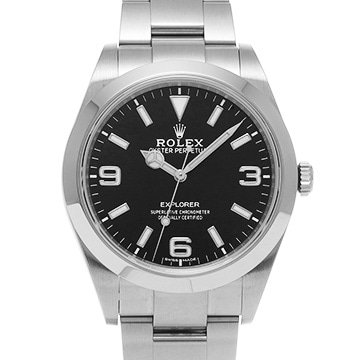ロレックス エクスプローラー 214270 ブラック メンズ 時計 【中古】【wristwatch】