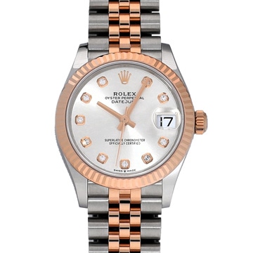 ロレックス デイトジャスト 31 278271G シルバー/ダイヤモンド レディース 時計 【中古】【wristwatch】